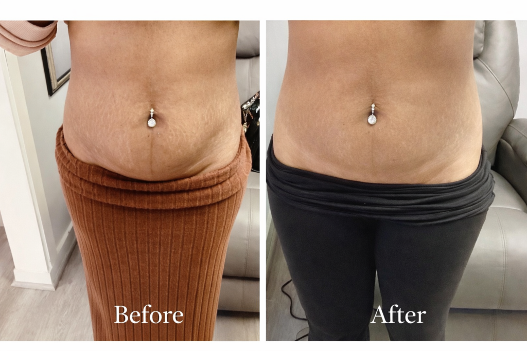 Before and After Image: Prime Body Sculpting  - right-side